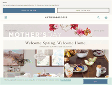 Tablet Screenshot of anthropologie.eu